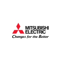 Logo Mitsubishi Electric, fabricant de solutions électriques et climatisation