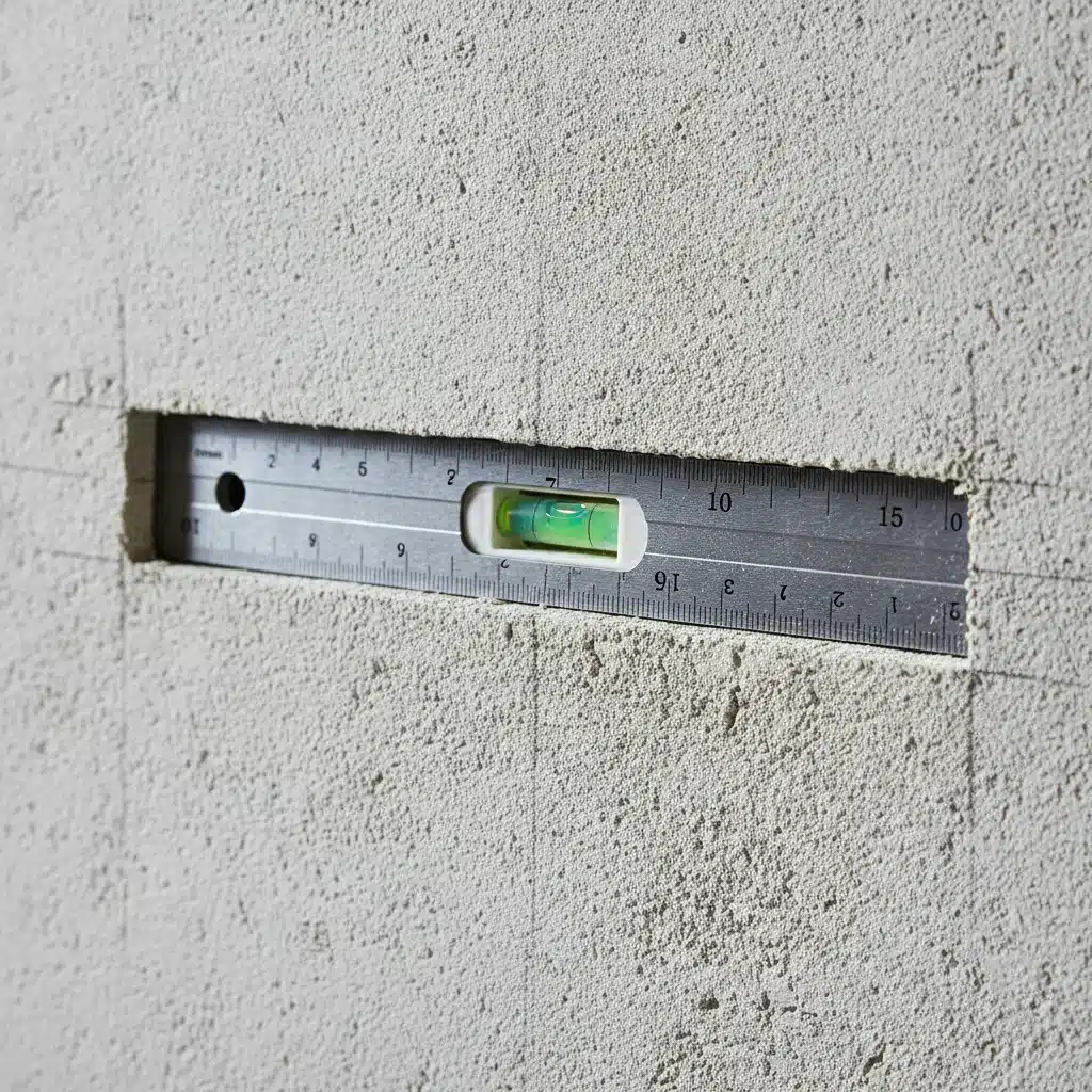 goulotte électrique ou saignée mur