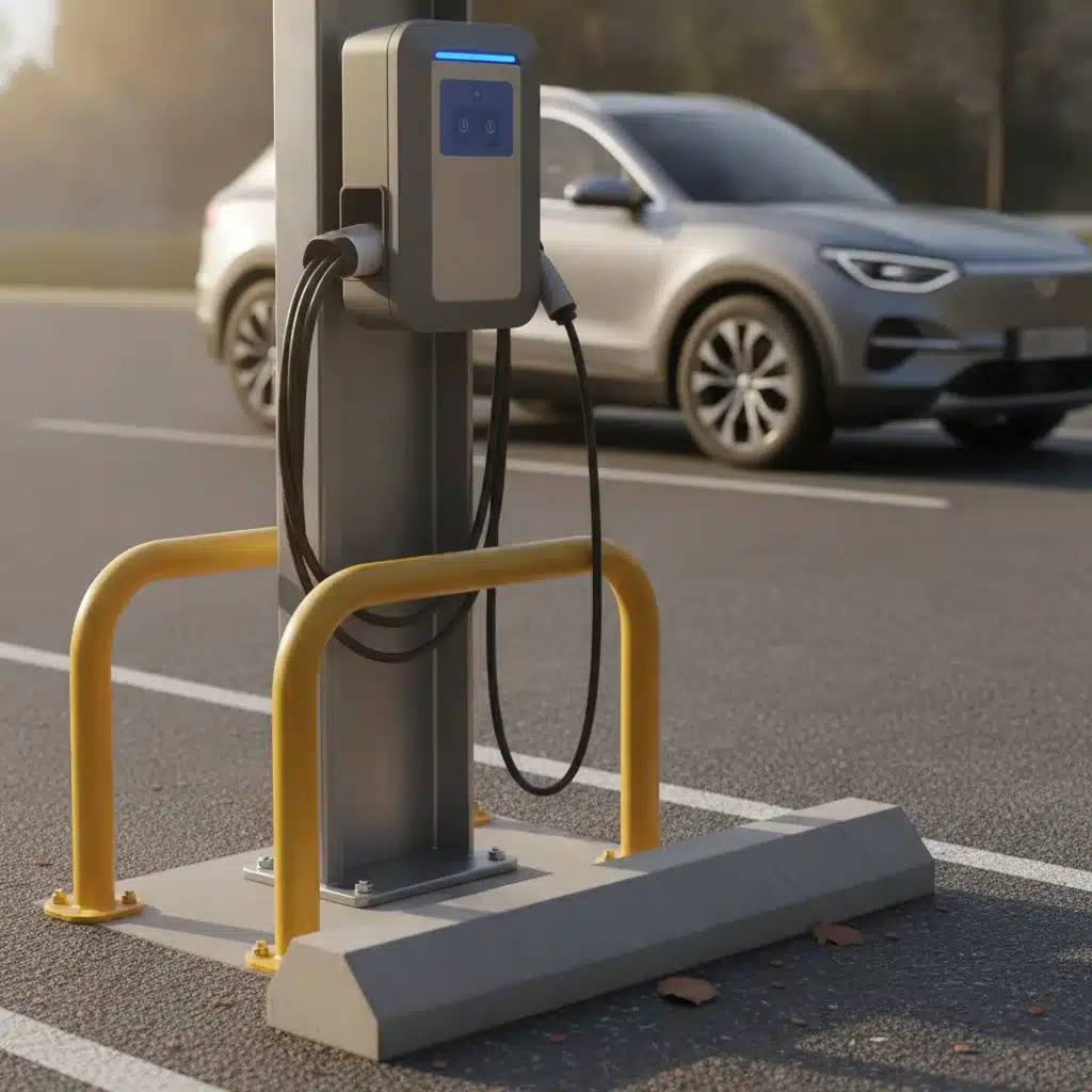 borne recharge copropriété parking extérieur