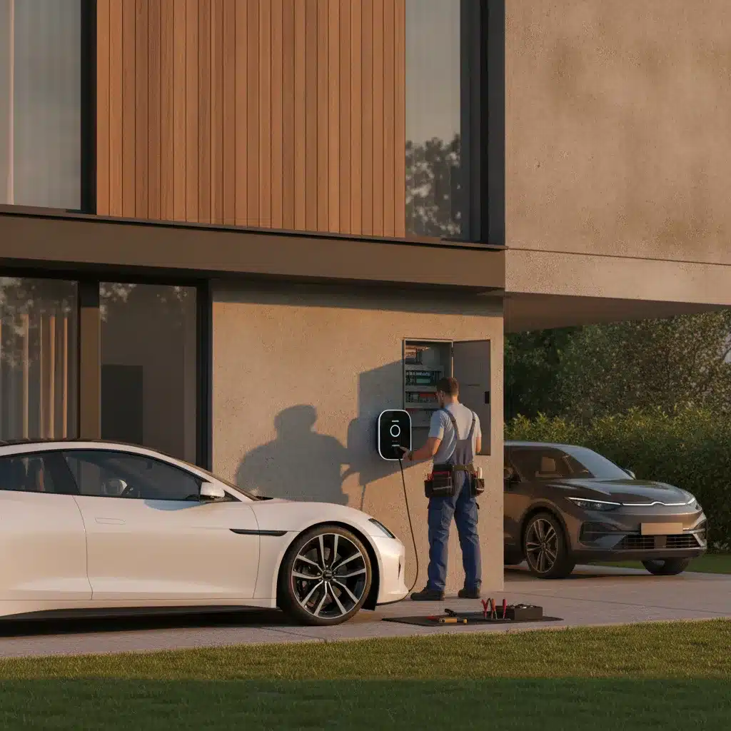 Lire la suite à propos de l’article Borne de recharge triphasé prix – le surcoût réel 2026